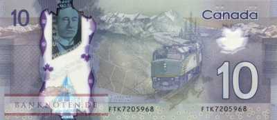 Kanada - 10  Dollars (#107b_UNC)