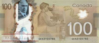 Canada - 100  Dollars (#110d_UNC)