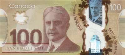 Canada - 100  Dollars (#110d_UNC)