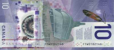 Canada - 10  Dollars (#113a_UNC)