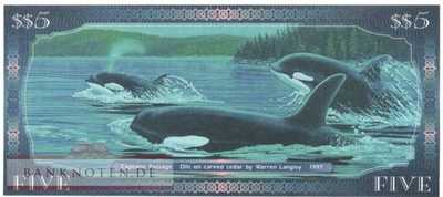 Salt Spring Island - 5  Dollars (#903b_UNC)