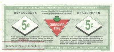 Canada - Canadian Tire - 5  Cents - voucher (#951_UNC)