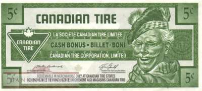 Kanada - Canadian Tire - 5  Cents - Gutschein (#951_VF)