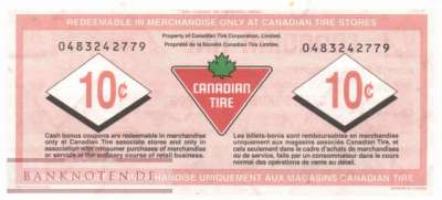 Canada - Canadian Tire - 10  Cents - voucher (#952_UNC)