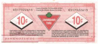 Canada - Canadian Tire - 10  Cents - voucher (#952_XF)