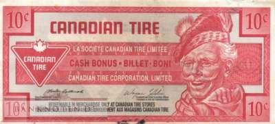 Canada - Canadian Tire - 10  Cents - voucher (#952_VF)
