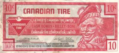 Canada - Canadian Tire - 10  Cents - voucher (#962_F)
