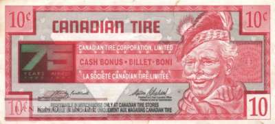 Canada - Canadian Tire - 10  Cents - voucher (#972_VF)