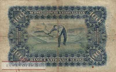 Schweiz - 100  Franken (#035c-U14_VG)