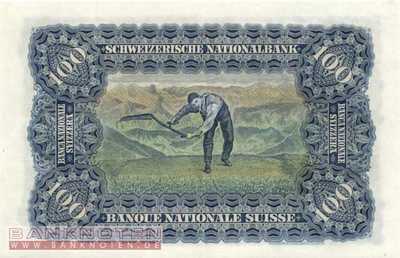 Switzerland - 100  Franken (#035v_XF)