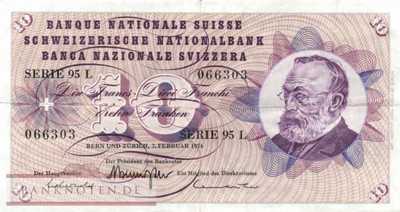 Schweiz - 10  Franken (#045t-U45_VF)