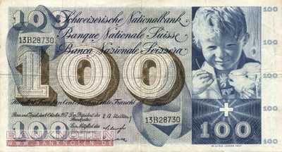 Schweiz - 100  Franken (#049b-U34_VF)