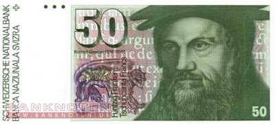 Schweiz - 50 Franken (#056g2-U59_UNC)