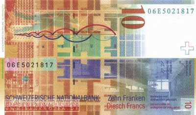 Schweiz - 10  Franken (#067b-U74_UNC)