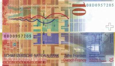 Schweiz - 10  Franken (#067c-U78_UNC)