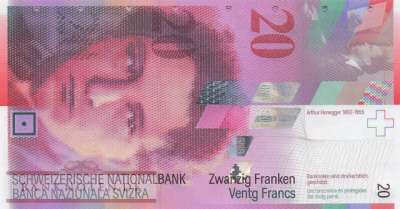 Schweiz - 20  Franken (#069a-U72_UNC)