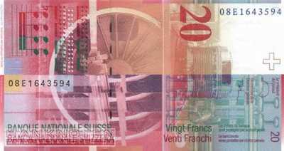 Schweiz - 20  Franken (#069e-U77_UNC)