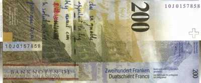 Switzerland - 200  Franken (#073d-U77_UNC)
