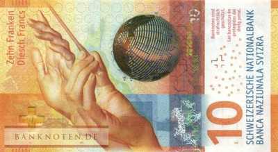 Switzerland - 10  Franken (#075c_UNC)
