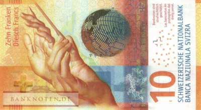 Schweiz - 10  Franken (#075e_UNC)