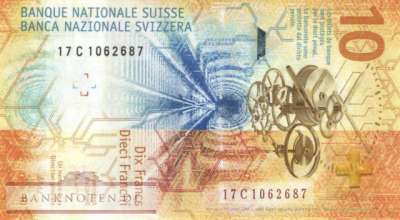 Schweiz - 10  Franken (#075f_UNC)