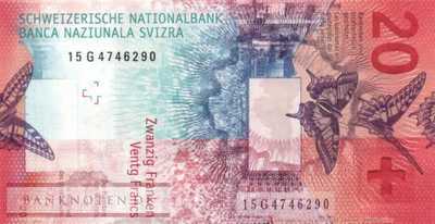 Switzerland - 20  Franken (#076c_UNC)