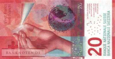 Schweiz - 20  Franken (#076c_UNC)