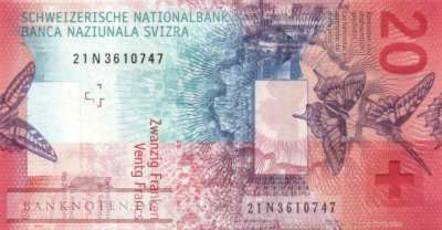 Switzerland - 20  Franken (#076g_UNC)