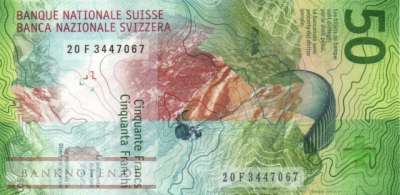 Switzerland - 50  Franken (#077d_UNC)