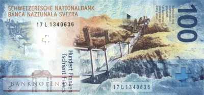 Switzerland - 100  Franken (#078a-U83_UNC)