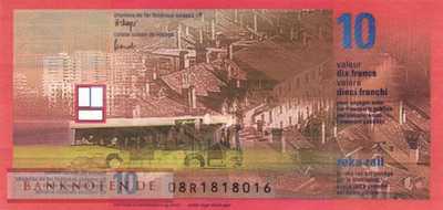 Switzerland - 10  Franken - RekaRail-Cheque (#951-08_UNC)