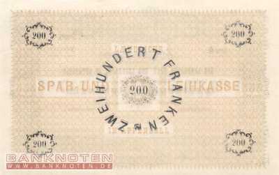 Switzerland - 200  Franken - Appenzell (#S999_AU)