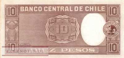 Chile - 10  Pesos (#120_UNC)