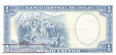 Chile - 1/2  Escudo (#134Aa-U1b_UNC)