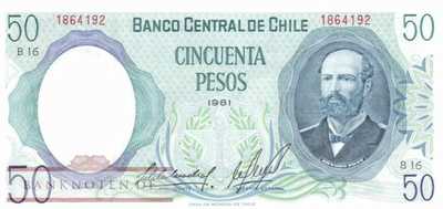 Chile - 50  Pesos (#151b-81-U2_UNC)