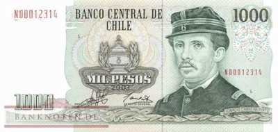 Chile - 1.000  Pesos (#154f-03_UNC)