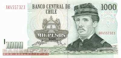 Chile - 1.000  Pesos (#154g-09_UNC)