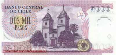 Chile - 2.000  Pesos (#160a_UNC)