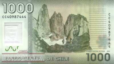 Chile - 1.000  Pesos (#161e_UNC)