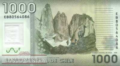 Chile - 1.000  Pesos (#161h_UNC)