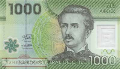 Chile - 1.000  Pesos (#161k_UNC)