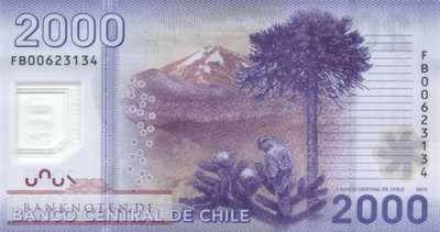 Chile - 2.000  Pesos (#162b_UNC)