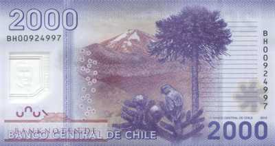 Chile - 2.000  Pesos (#162c_UNC)