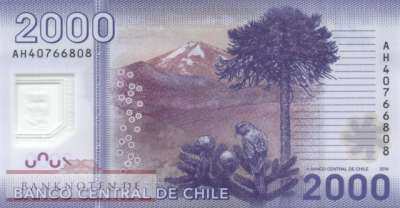 Chile - 2.000  Pesos (#162d_UNC)