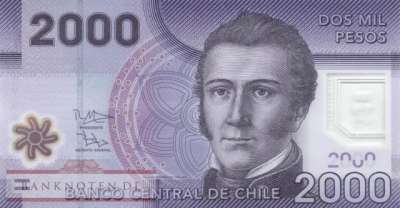 Chile - 2.000  Pesos (#162d_UNC)