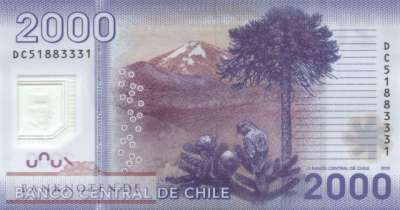 Chile - 2.000  Pesos (#162e_UNC)