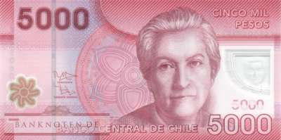 Chile - 5.000  Pesos (#163f_UNC)