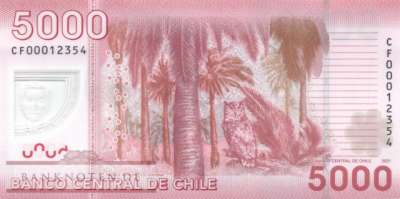 Chile - 5.000  Pesos (#163h_UNC)