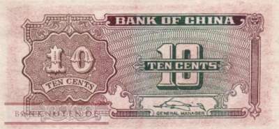 China - 10  Cents (#082_AU)