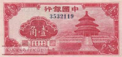 China - 10  Cents (#082_AU)